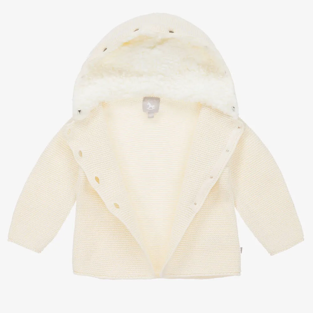 Ivory Knitted Pram Coat