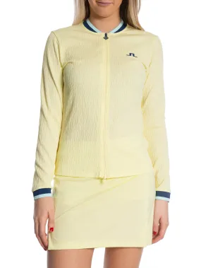 J.LINDEBERG SWEATER LEONOR MID LAYER WAX YELLOW