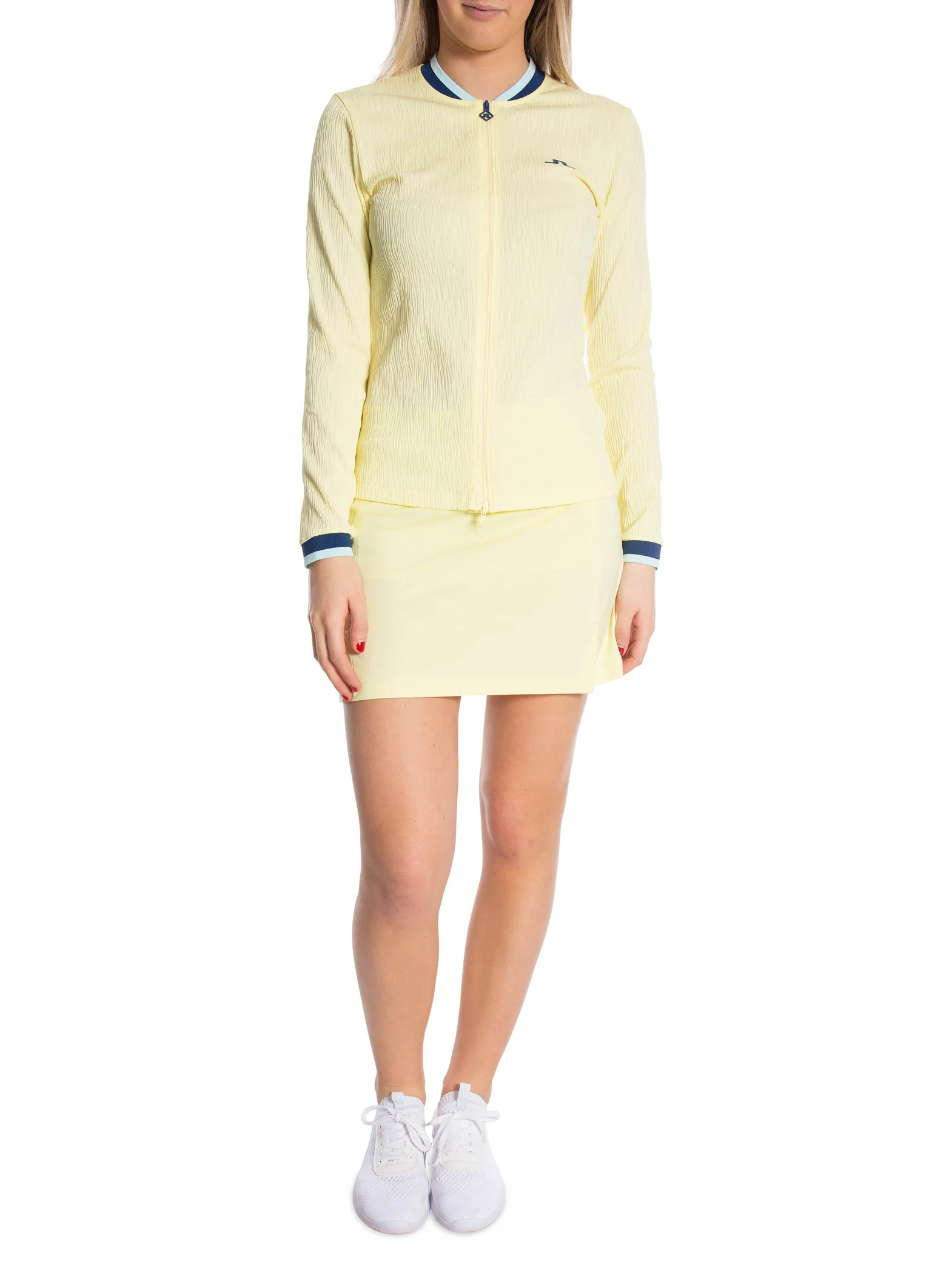 J.LINDEBERG SWEATER LEONOR MID LAYER WAX YELLOW