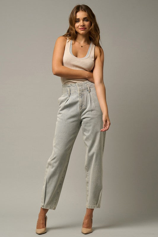 Keely Super High Waist Balloon Jeans