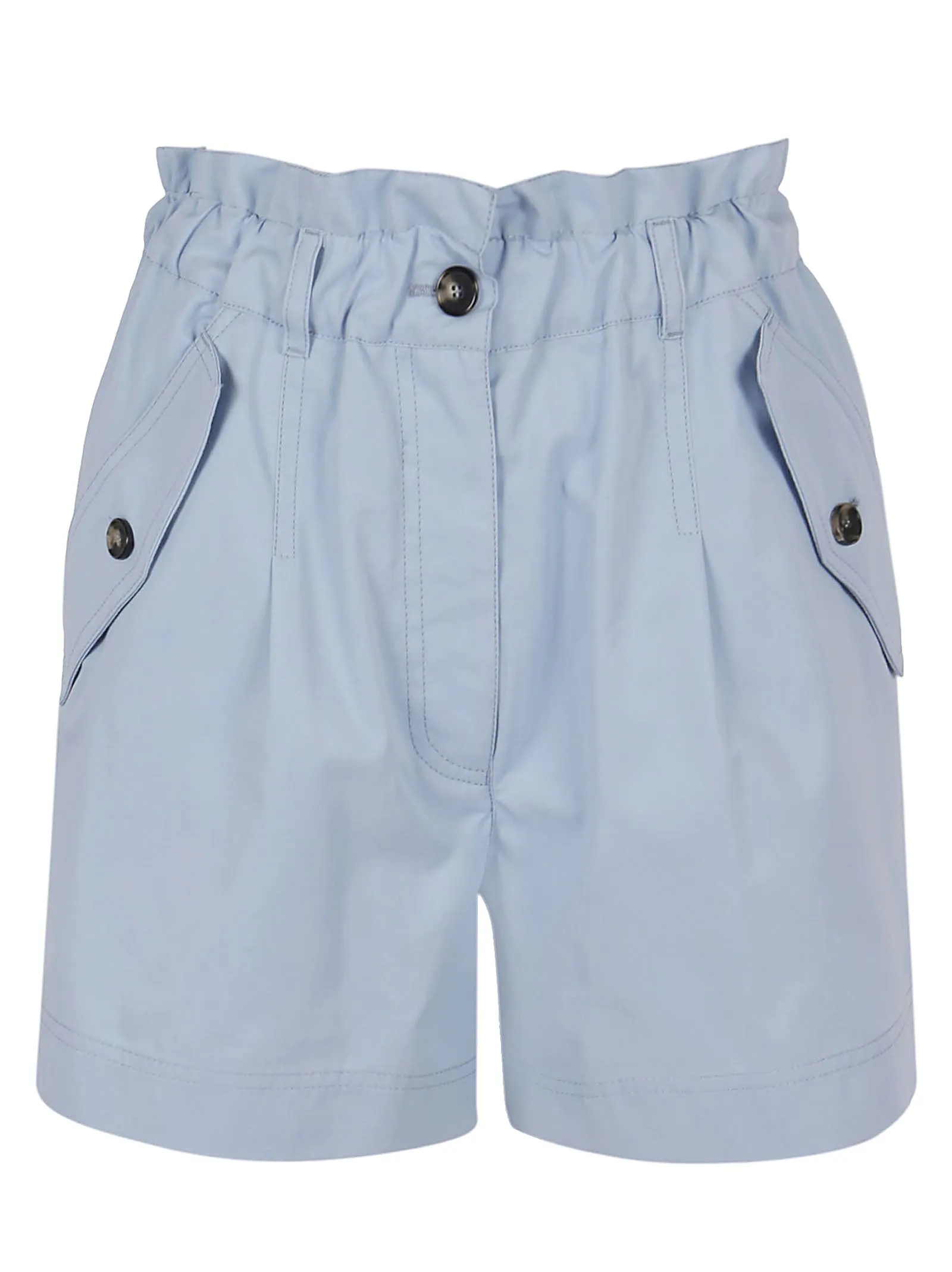 Kenzo High-Waisted Elastic Waist Shorts