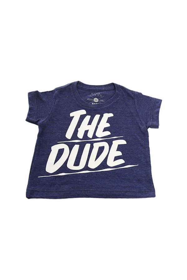 Kids Baron Von Fancy The Dude Tee - Navy