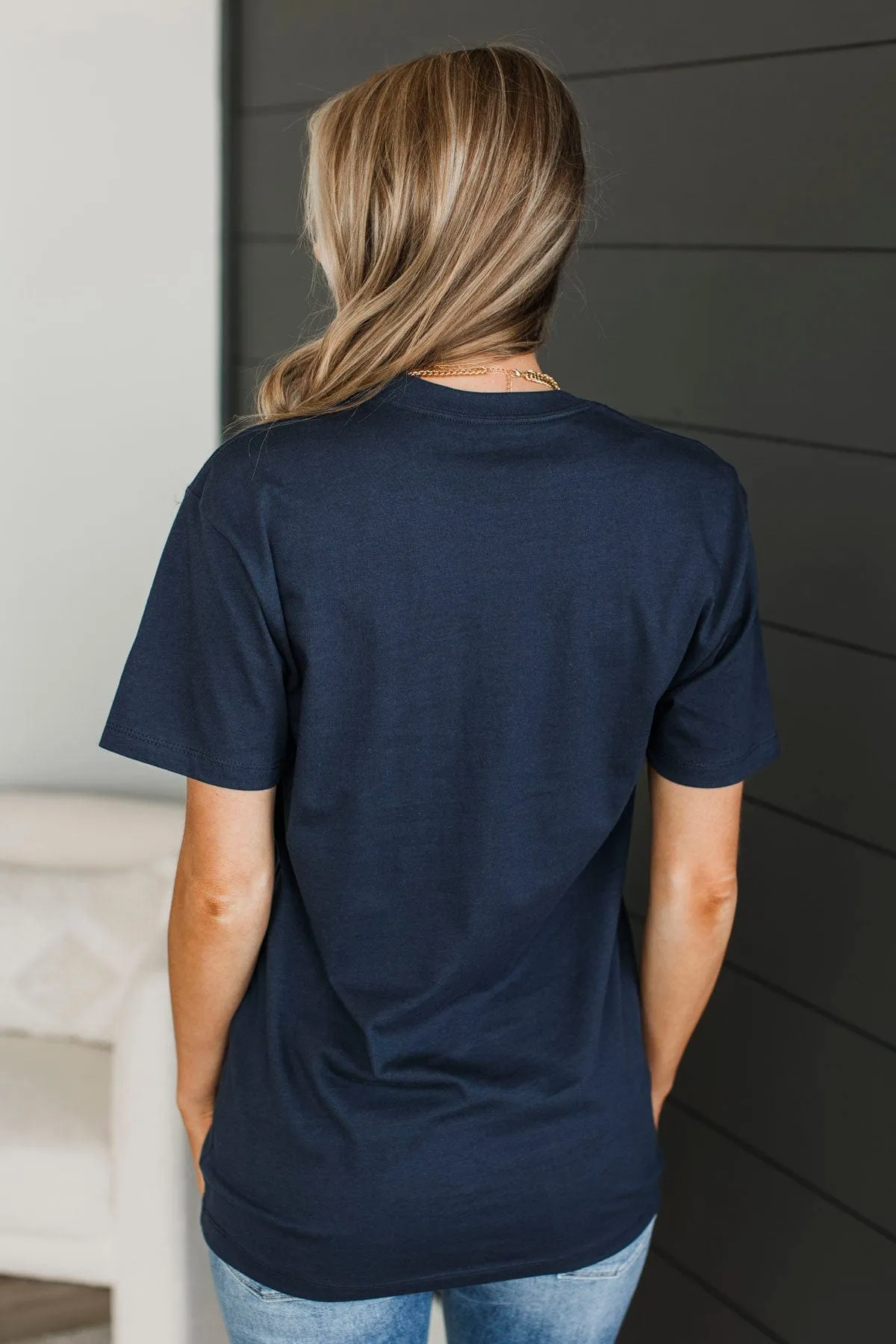 Kindness Graphic Tee- Navy