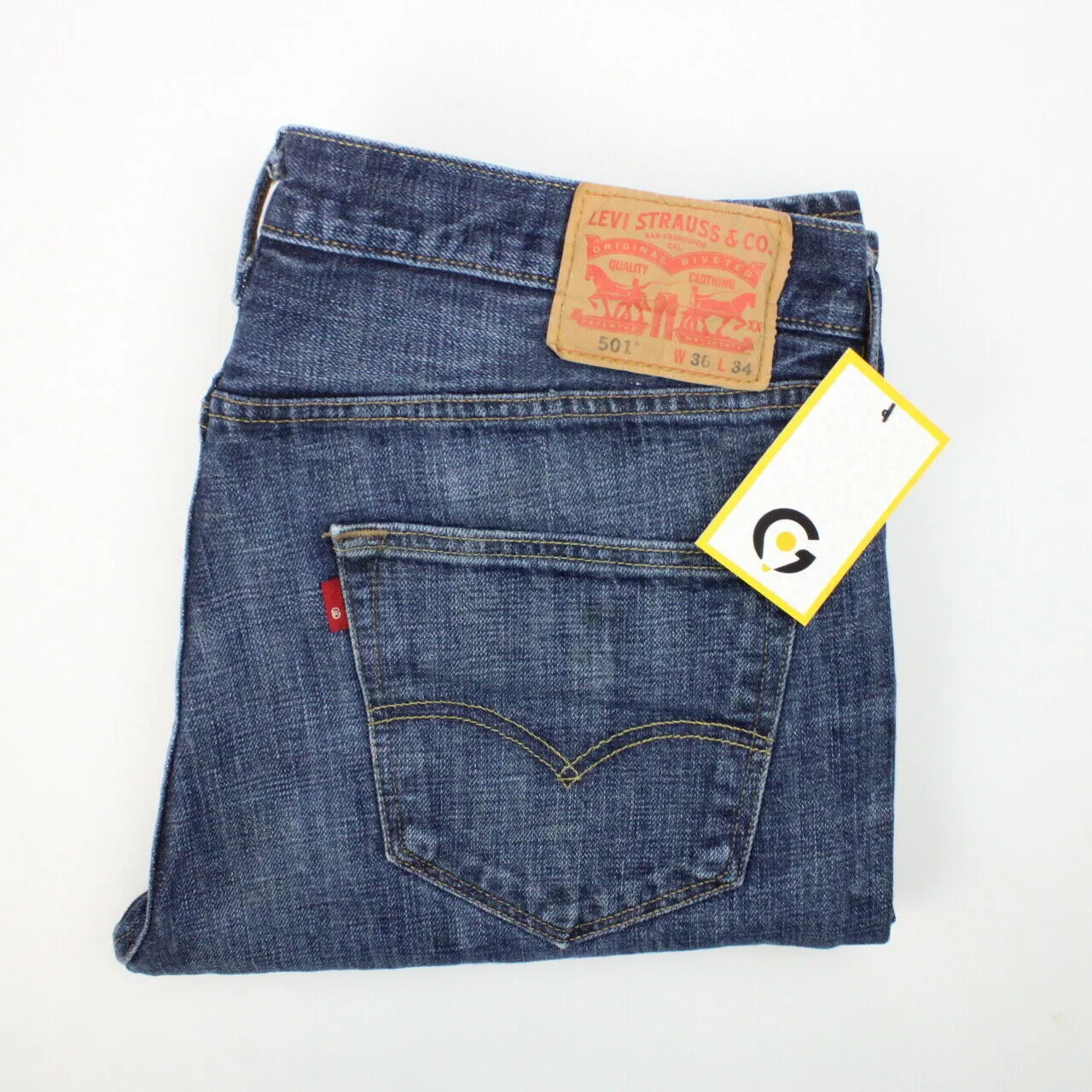 LEVIS 501 Jeans Dark Blue | W36 L34