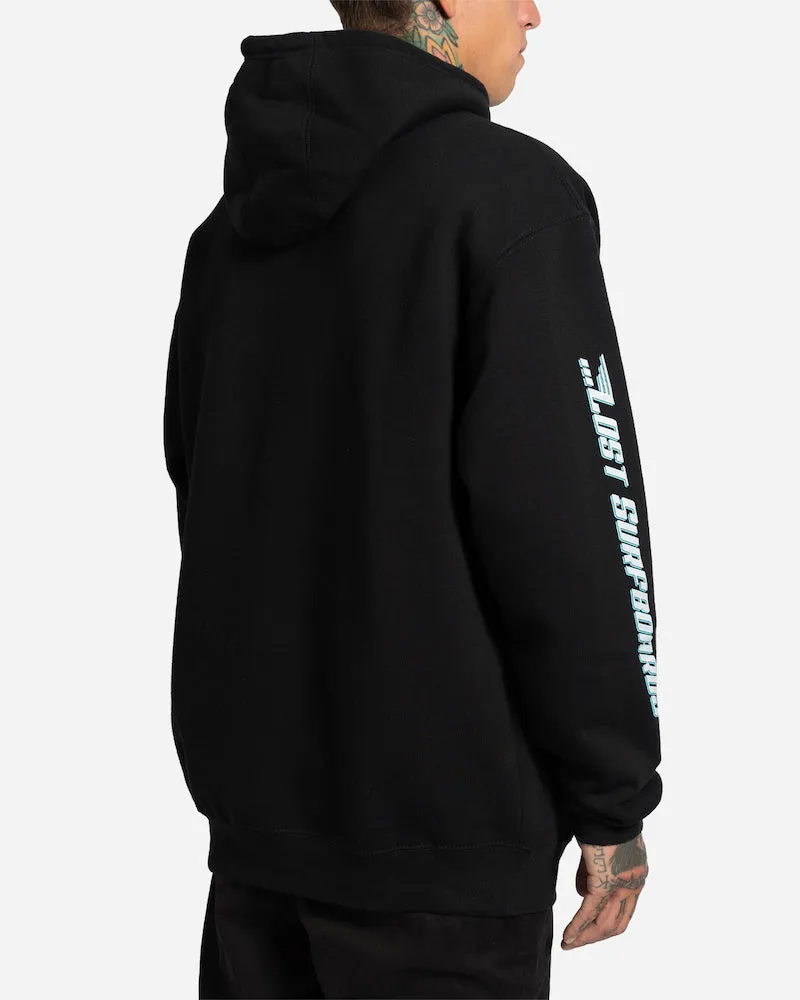 Lost Surfboards Heavy Hoodie Black