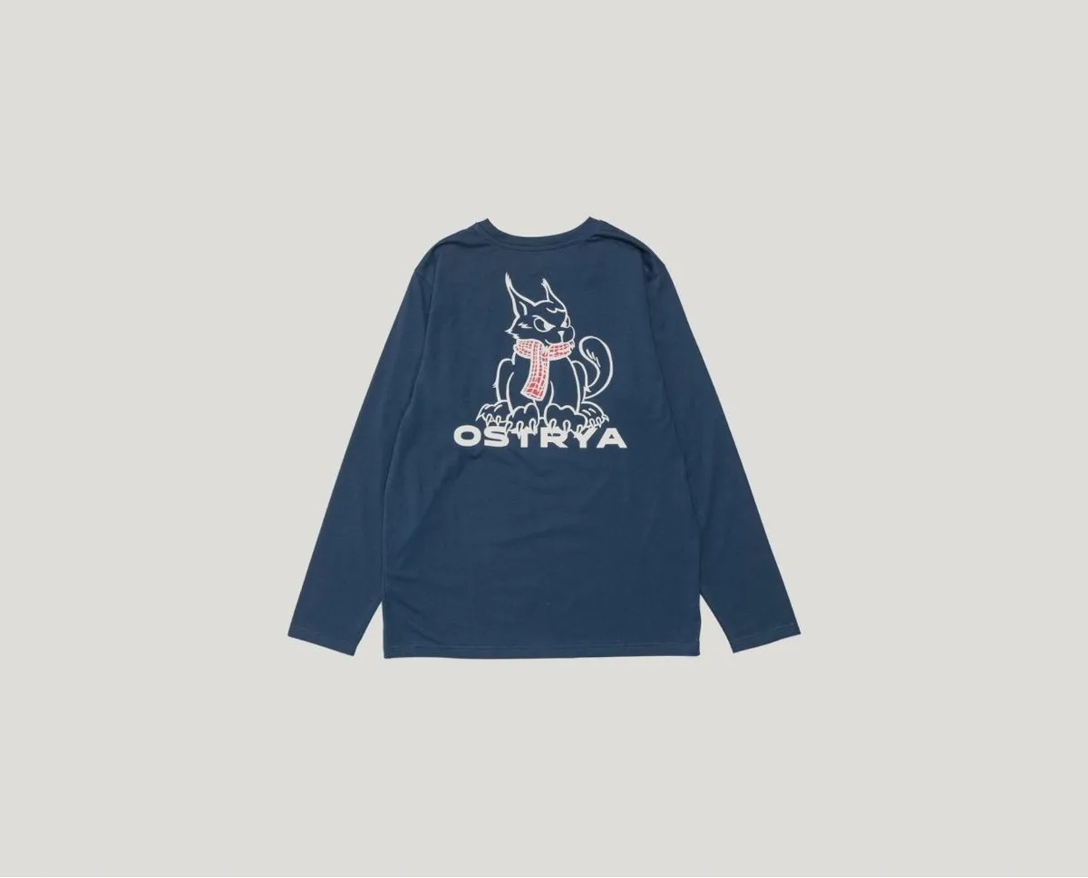 Lynx Long Sleeve qui-Tee - Navy