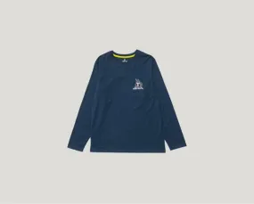 Lynx Long Sleeve qui-Tee - Navy