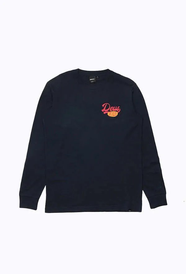 Marigold LS Tee - Navy