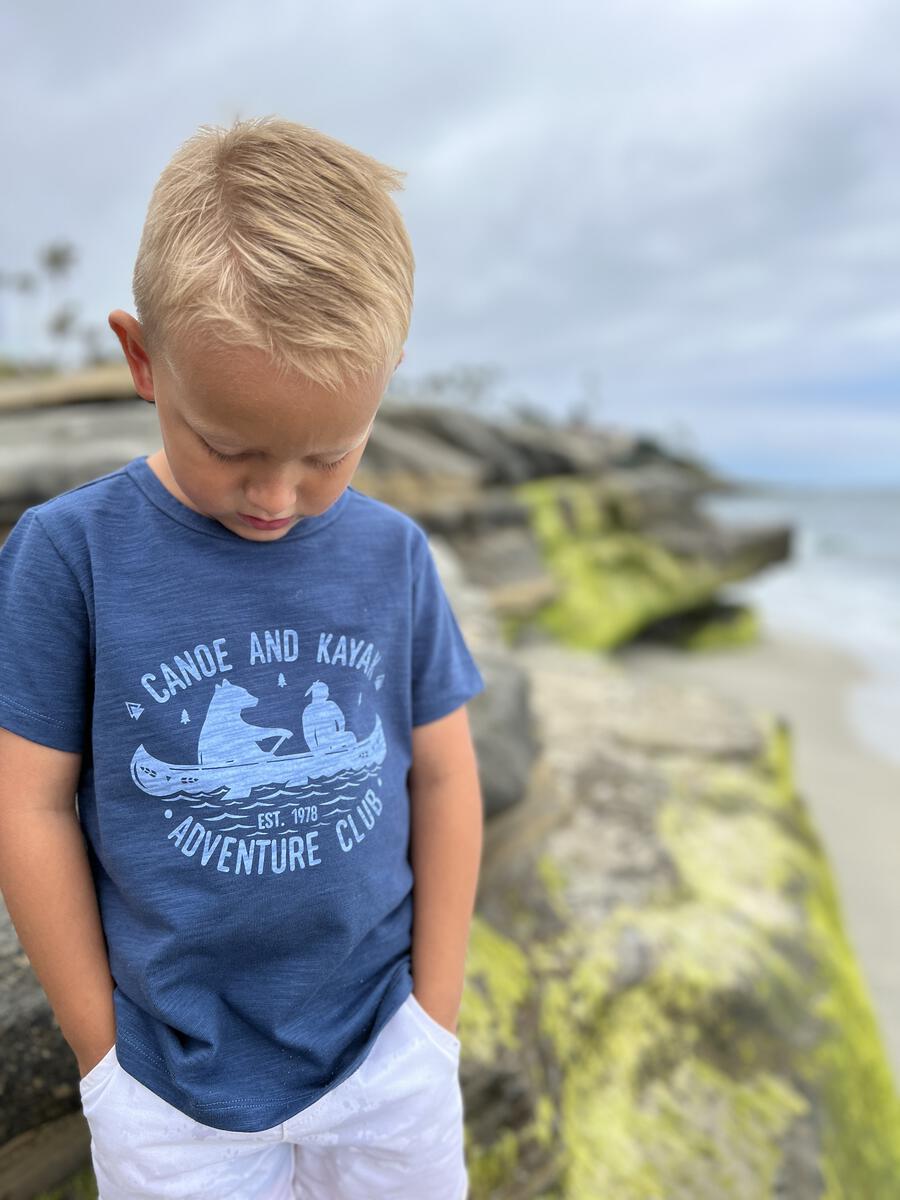 Me & Henry - Adventure Camp Navy Falmouth Tee