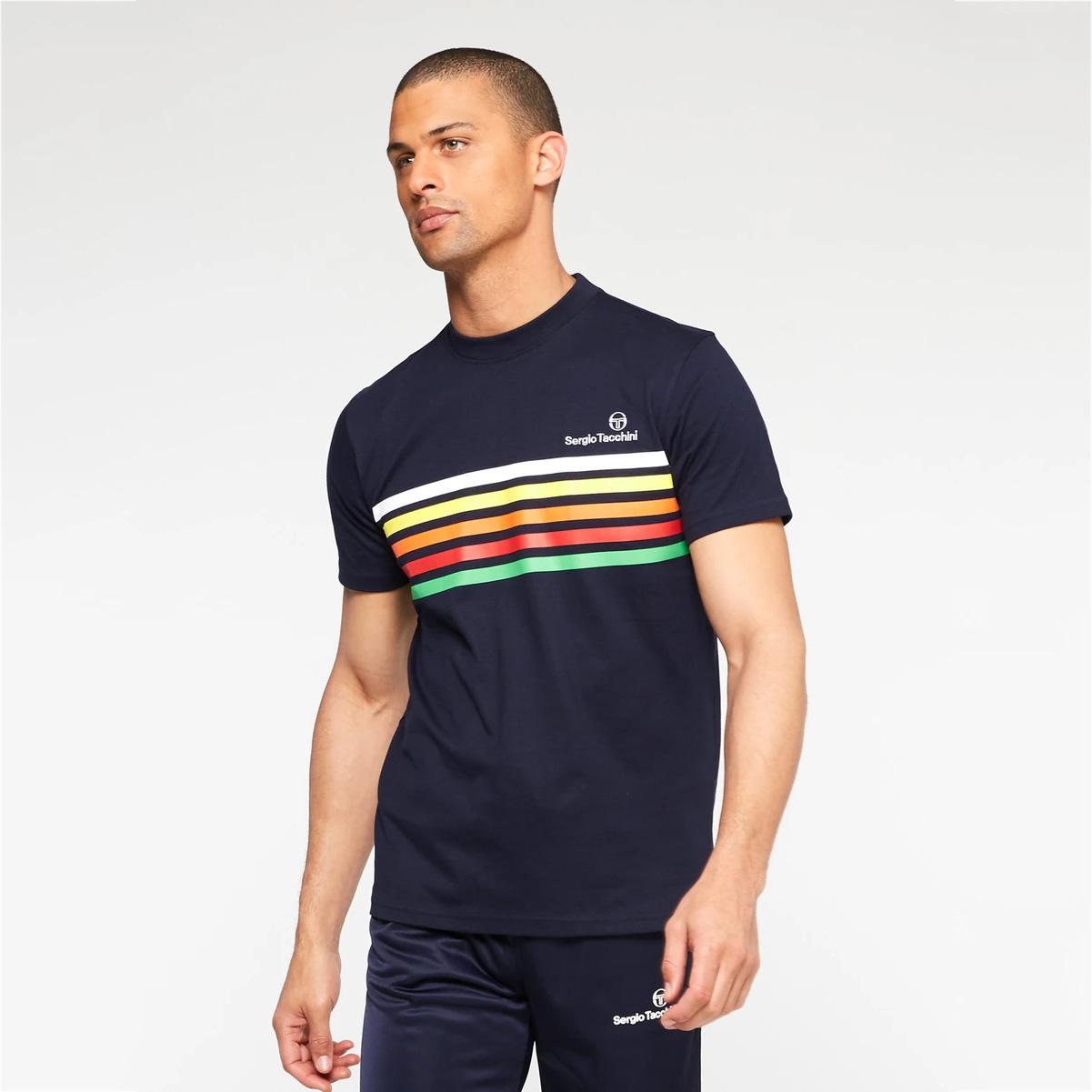 MELFI STRIPE TEE NAVY