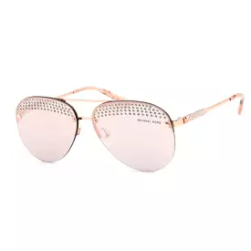 Michael Kors 0MK1135B Sunglasses Rose Gold / Grey Mirror Rose Gold Women's