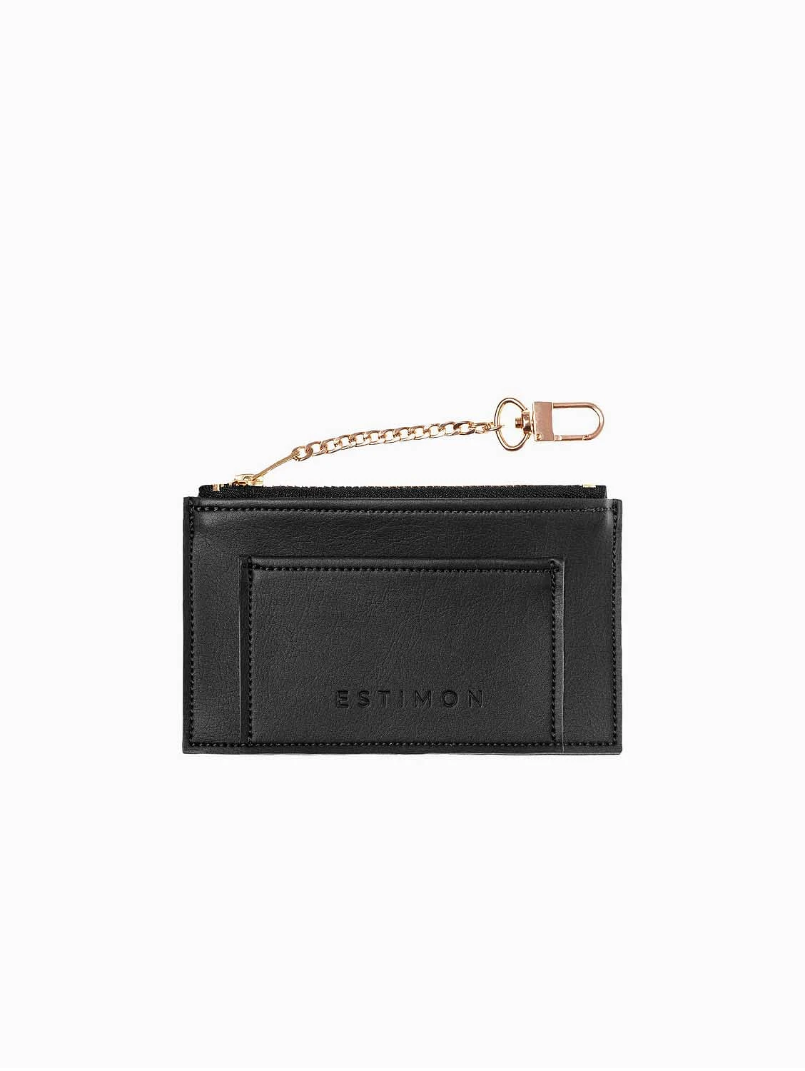 Mini Corn Leather Vegan Wallet | Black