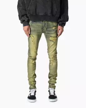 MNML X609 Algae Skinny Denim Jeans Green