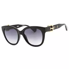 Moschino MOS143/S Sunglasses BLACK / DARK GREY SF Women's