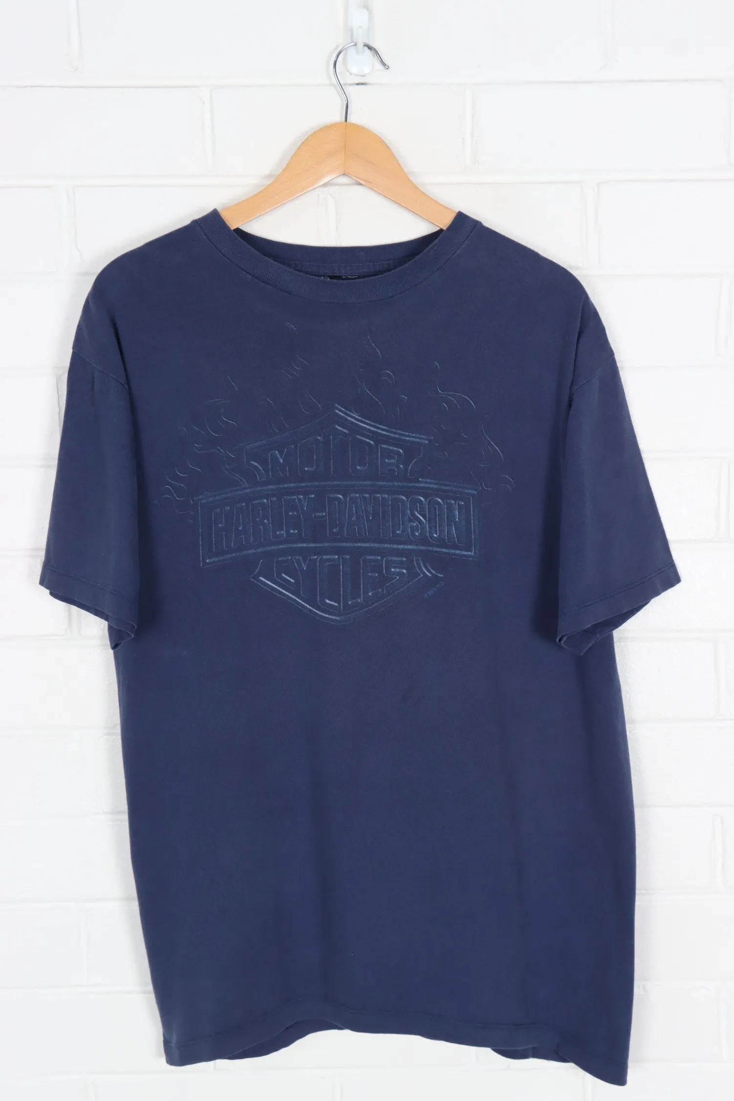 Navy HARLEY DAVIDSON Las Vegas Front & Back Tee (XL)