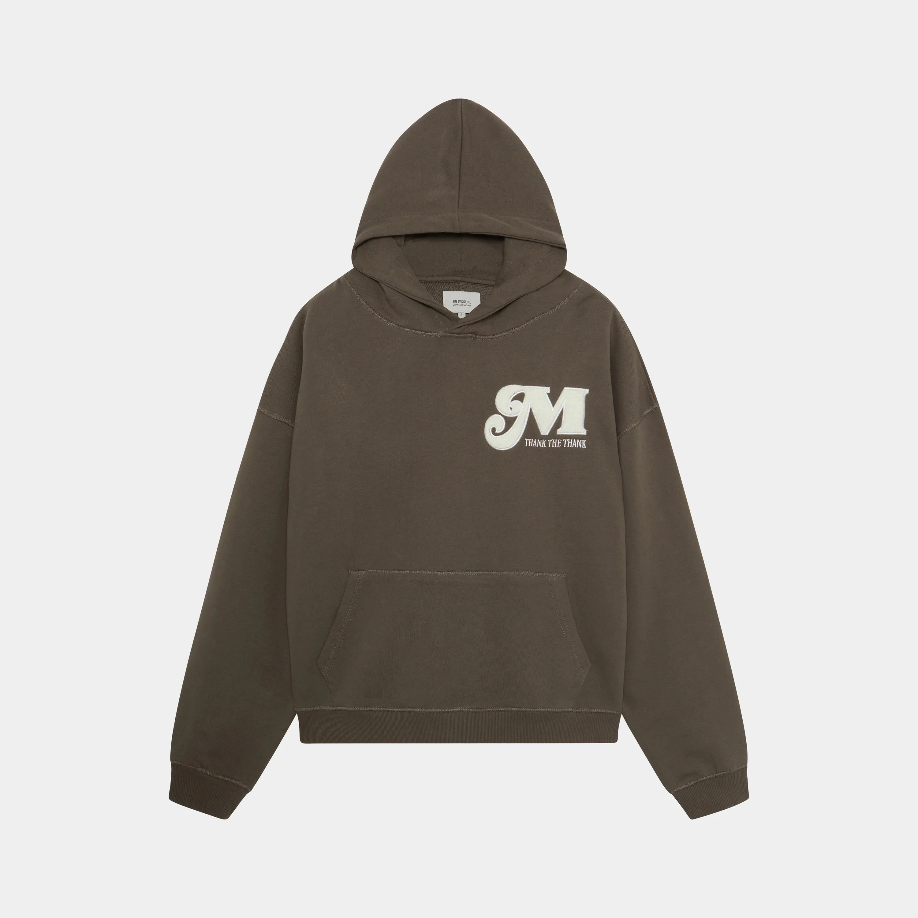 Nexus Muddy Brown Oversized Hoodie