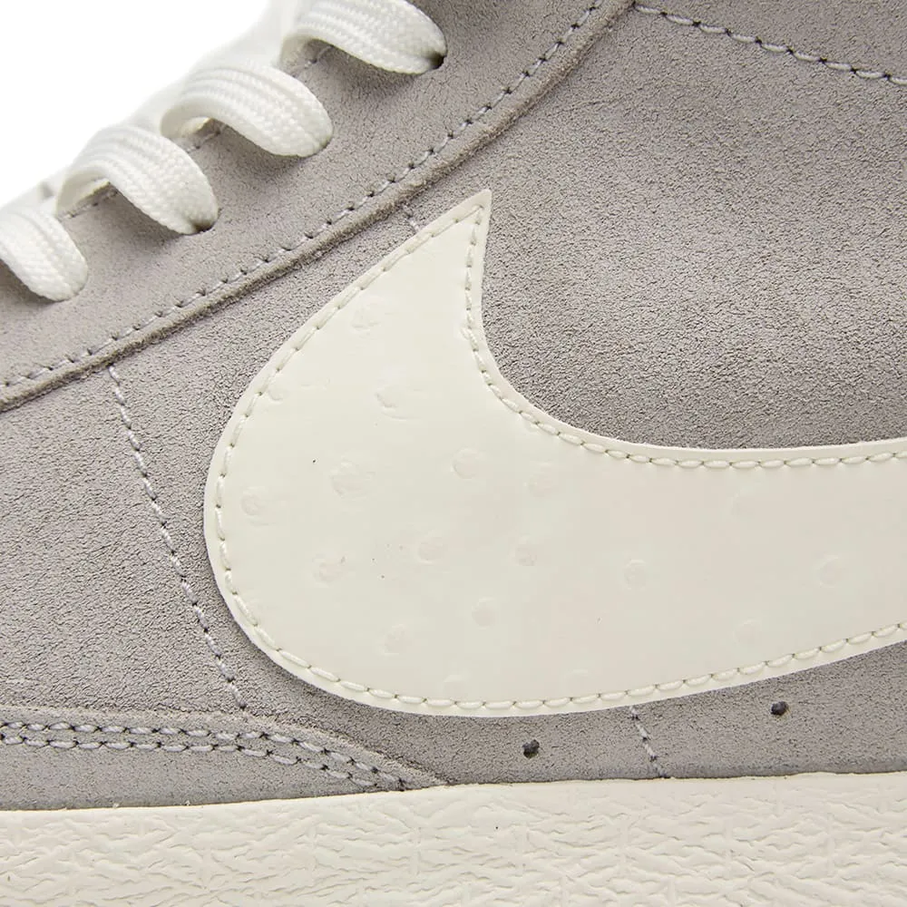 Nike Blazer Mid PRM VNTGWolf Grey, Sail & White