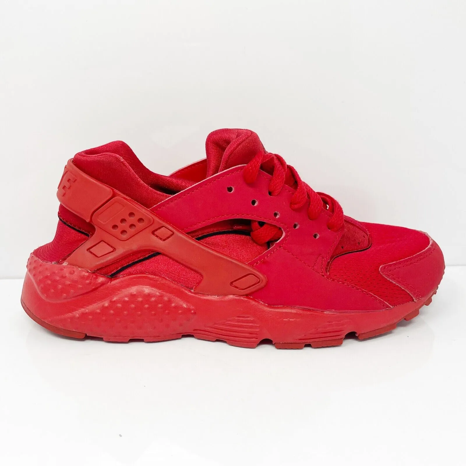 Nike Boys Air Huarache Run 654275-600 Red Casual Shoes Sneakers Size 5Y