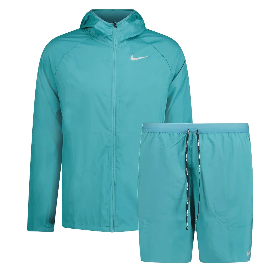 NIKE ESSENTIALS WINDRUNNER SET TEAL