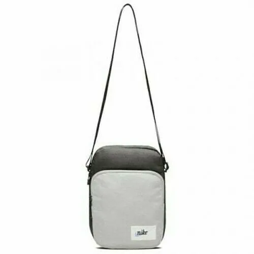 Nike Heritage Bag Crossbody Shoulder Charcoal Wolf Grey