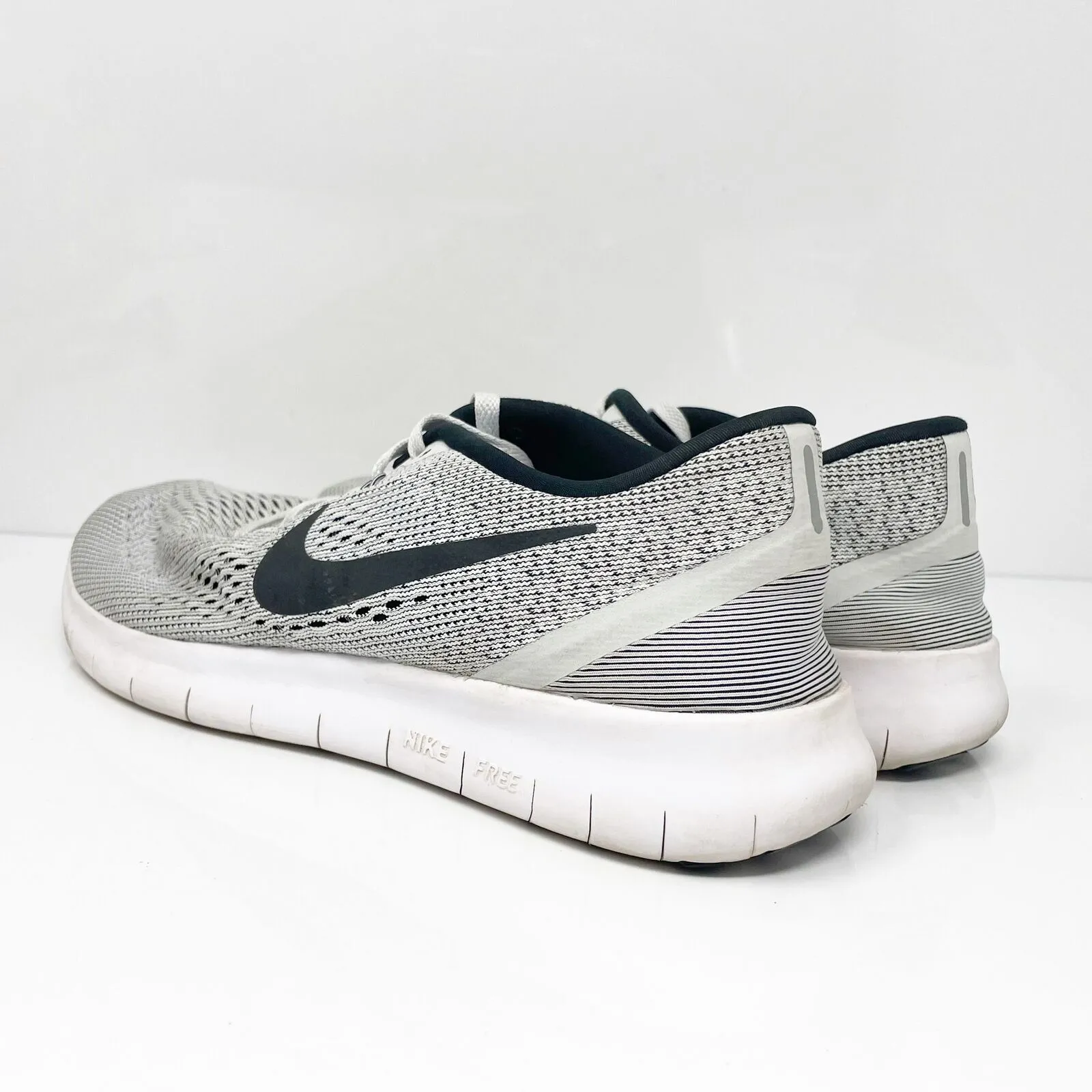 Nike Womens Free RN 831509-101 Gray Running Shoes Sneakers Size 10