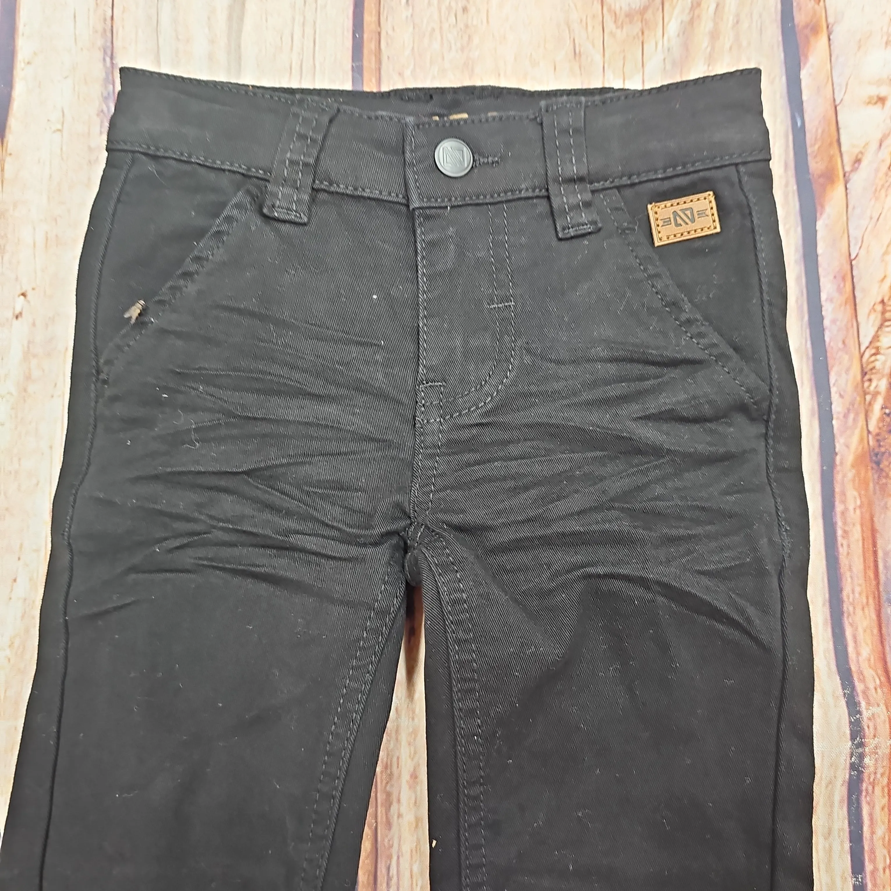 NORUK BOYS BLACK SNAP PANTS F2325