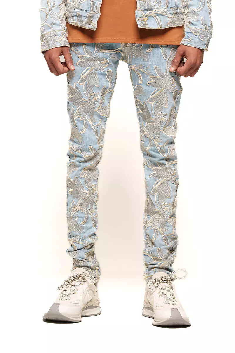 PHEELINGS DREAMS BLOSSOMING SKINNY DENIM (LIGHT BLUE)