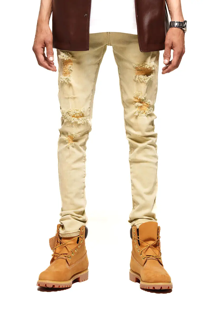 PHEELINGS POLISHED WEAKNESS SKINNY DENIM (LIGHT BLUE/TUSCAN SAND)