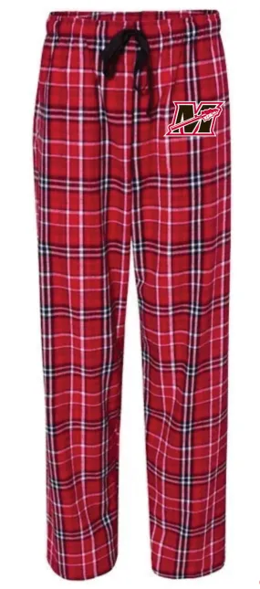 Plaid Pajama Pants Red/Black