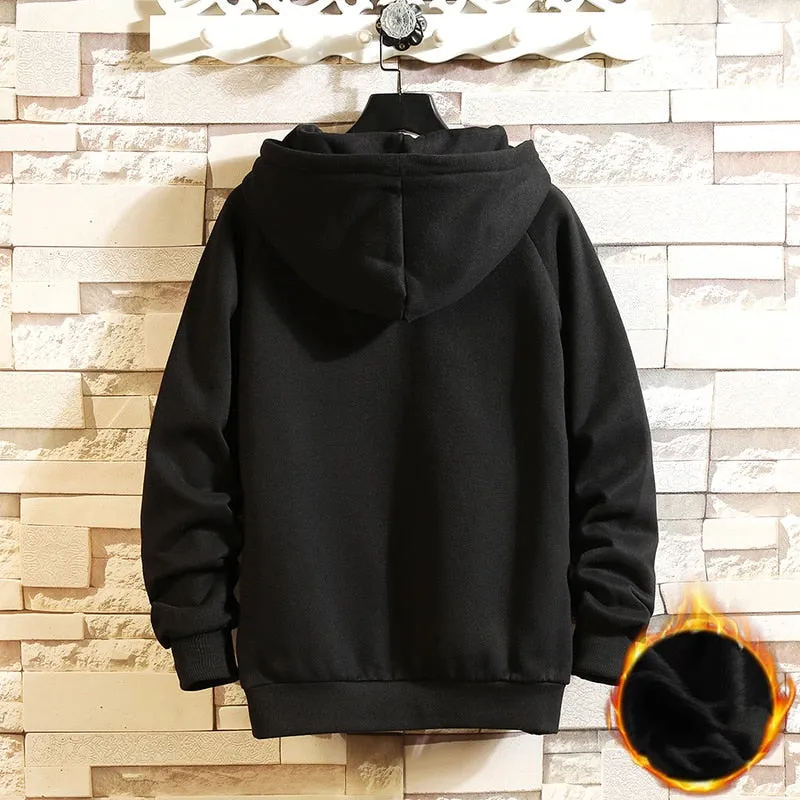 Plain Rivet Pullover Hoodie