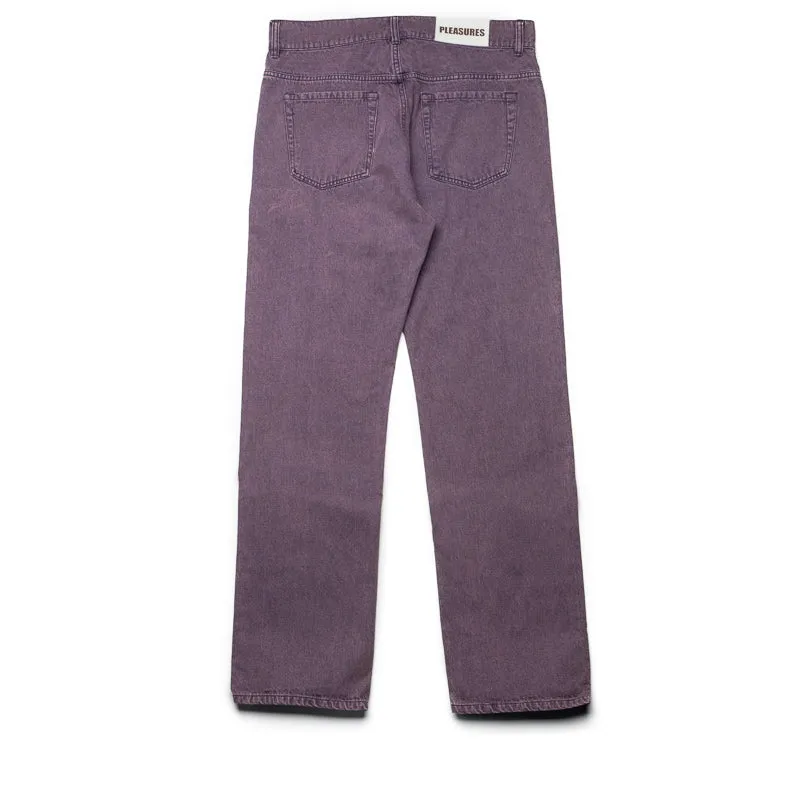 Pleasures Acid 5-Pocket Jeans - Purple