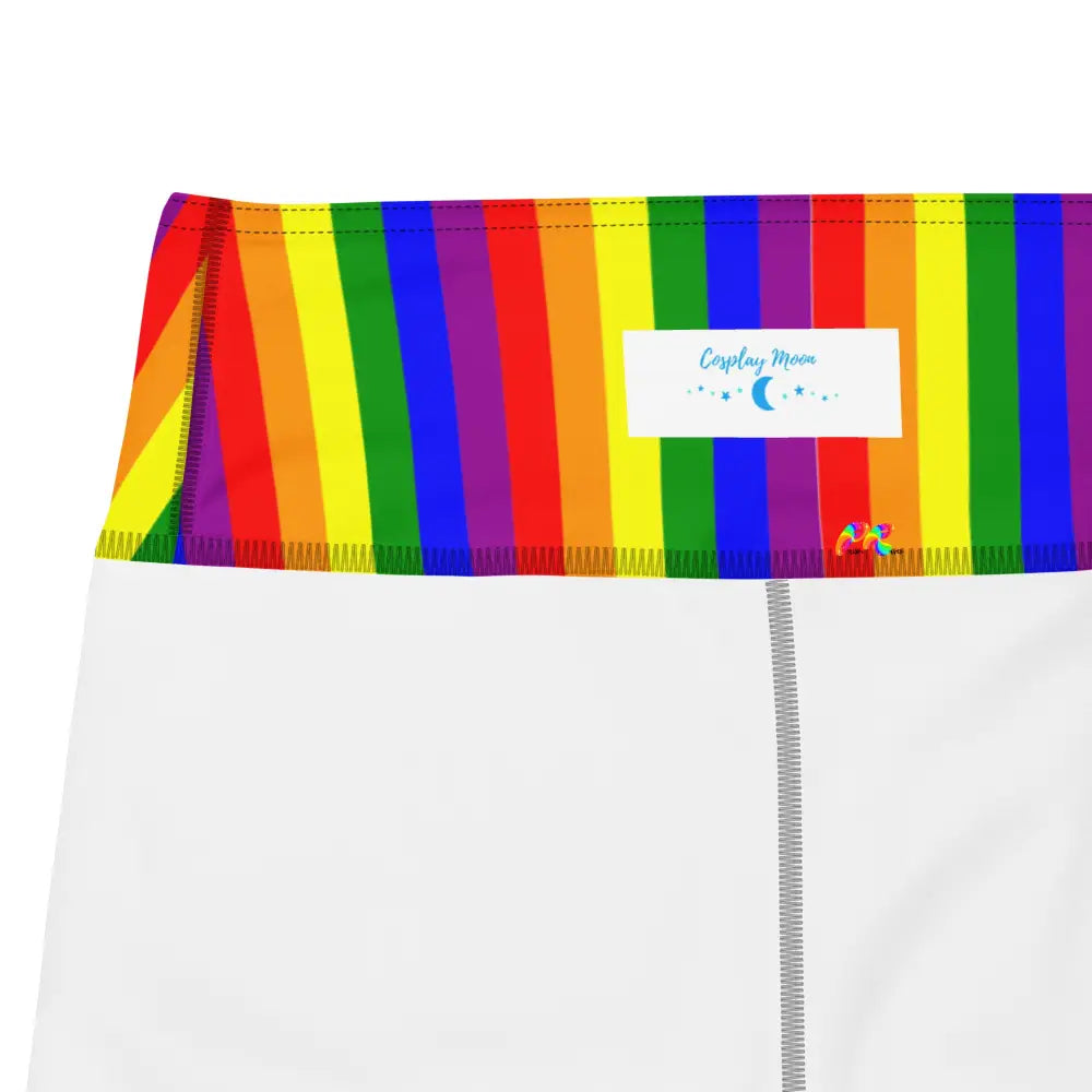 Pride High-Waist Yoga Shorts