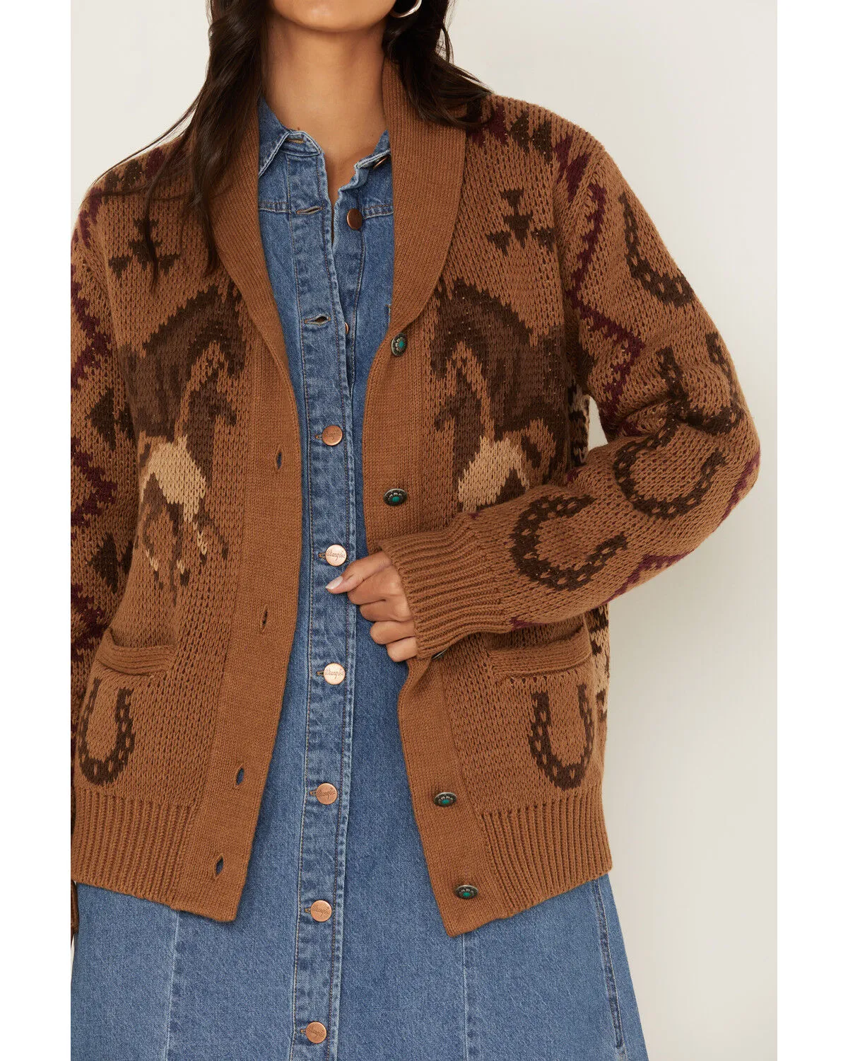 Product Name:  Tasha Polizzi Women's Southwestern Knit Avery Cardigan