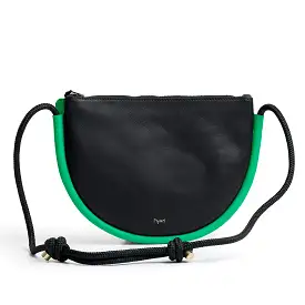 Project Dyad || Bag - Black / Lawn Green Adjustable Rope Strap Inner small pocket Selene Zipper Bag