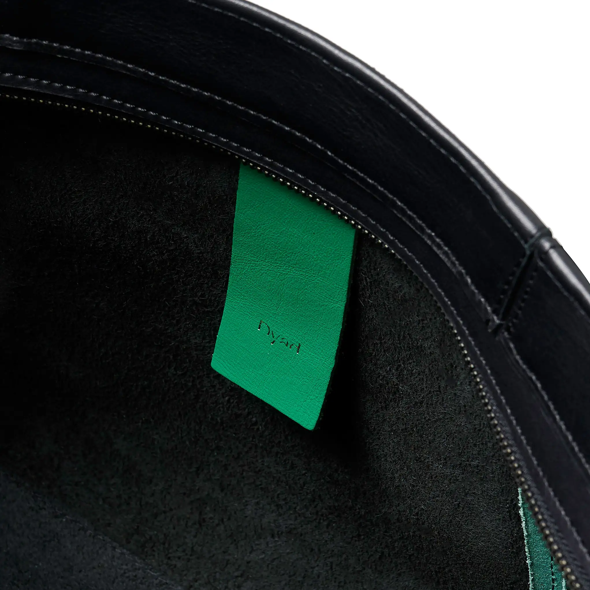 Project Dyad || Bag - Black/Lawn Green Inner small pocket Zipper Tote Bag