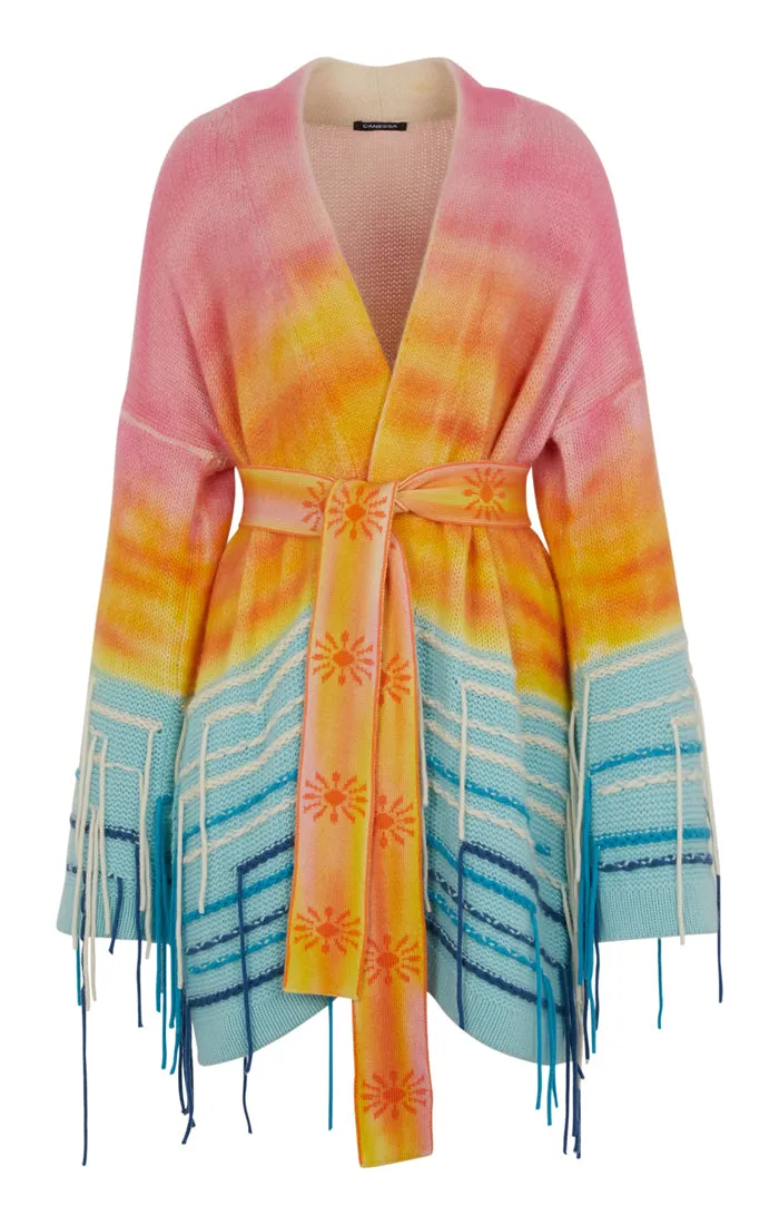 Psychadelic Cardigan Sunset Vibes