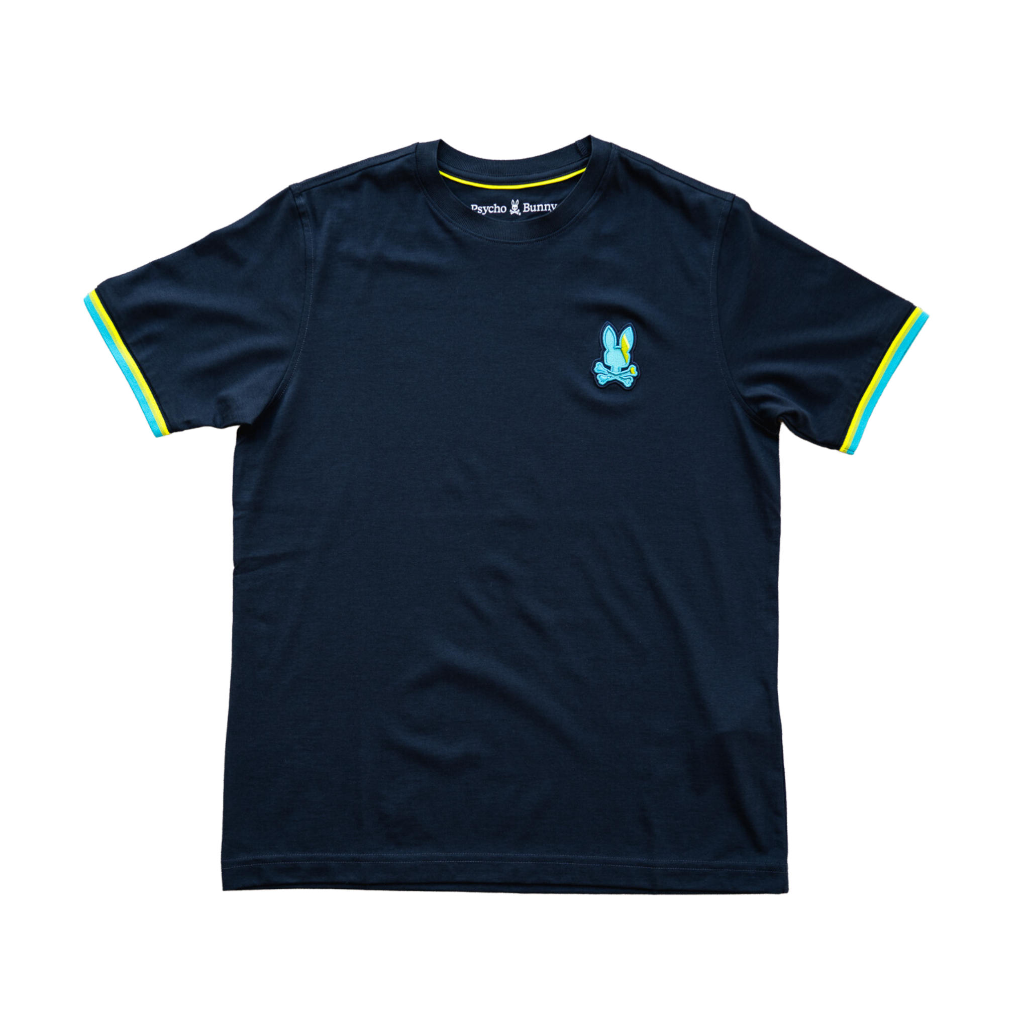 Psycho Bunny Apple Valley Embroidered Fashion Tee (Navy)