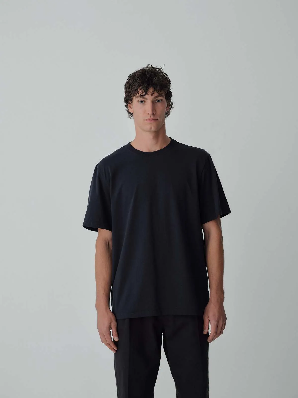 Relaxed Organic Tee - Navy