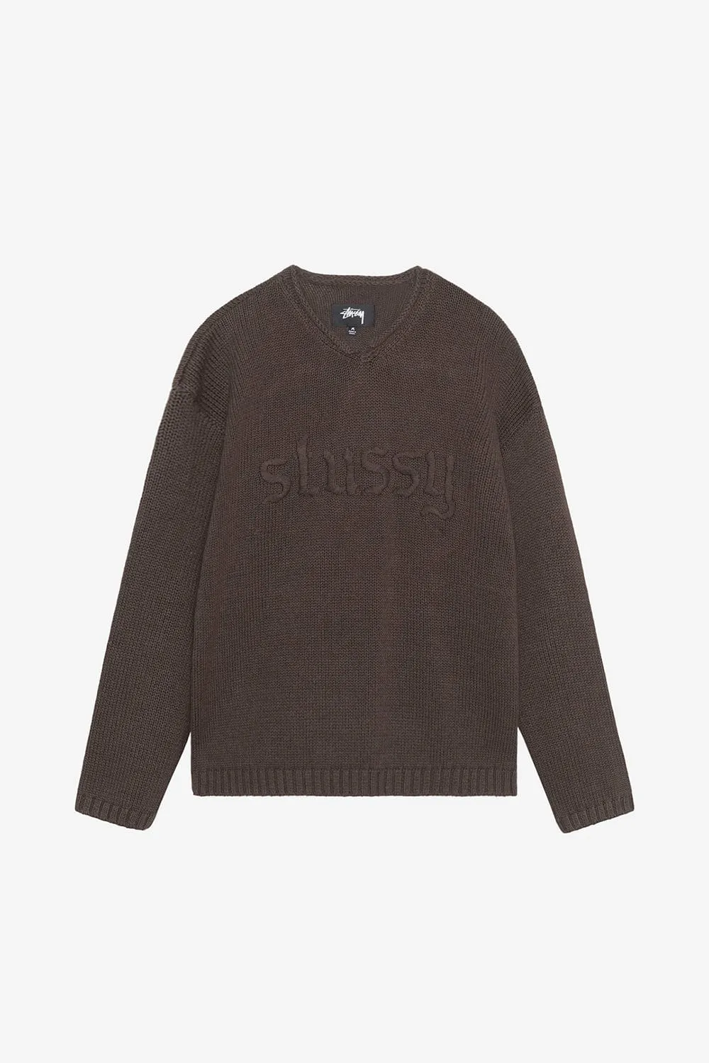 Roll V-Neck Logo Sweater