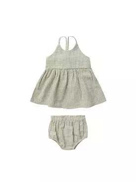 Rylee & Cru - Sage Gingham Fleur Zenni Set