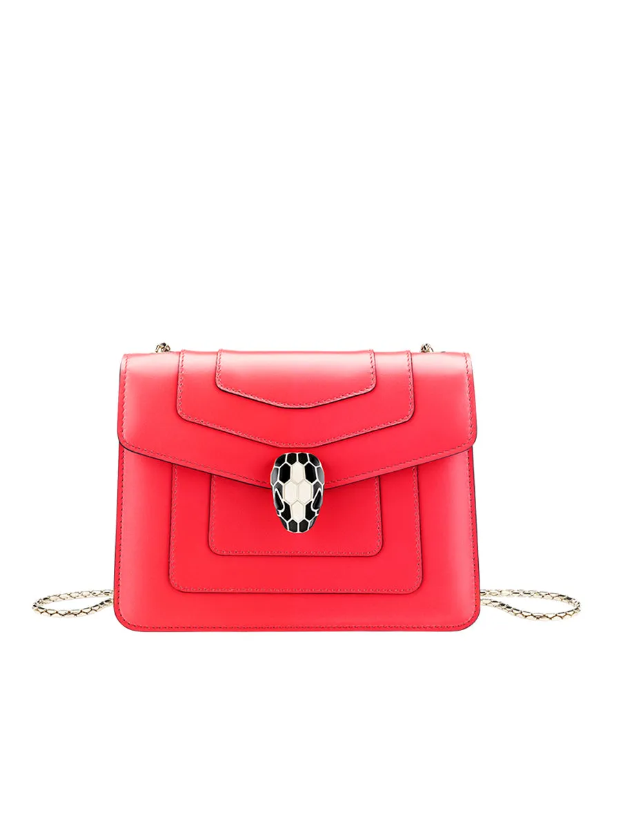 Serpenti Forever Crossbody Bag in Red