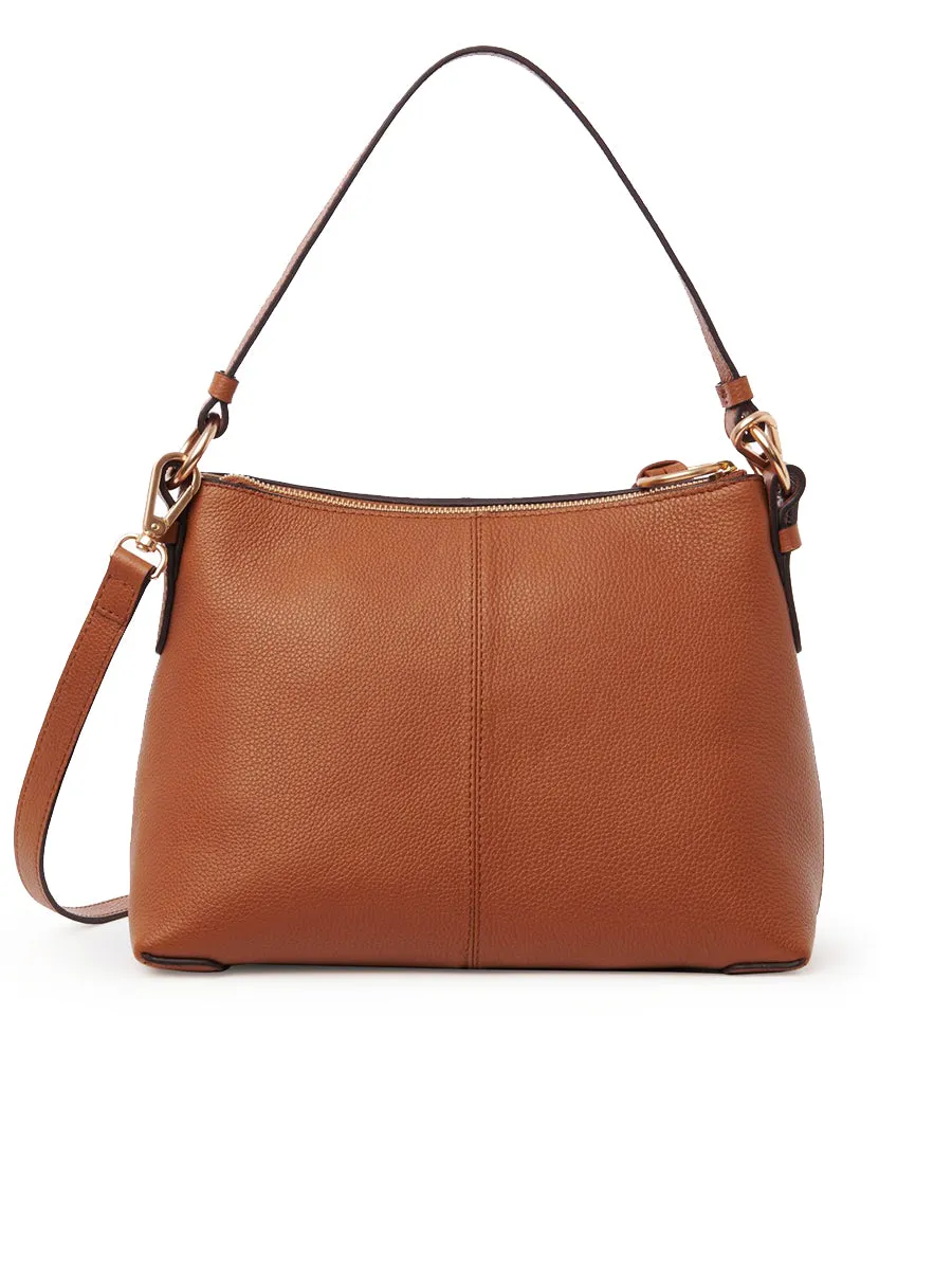 Small Joan Crossbody Bag in Caramello