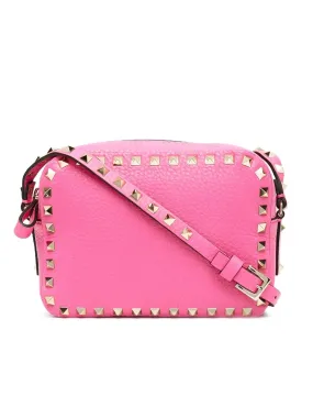 Small Rockstud Calfskin Crossbody Bag