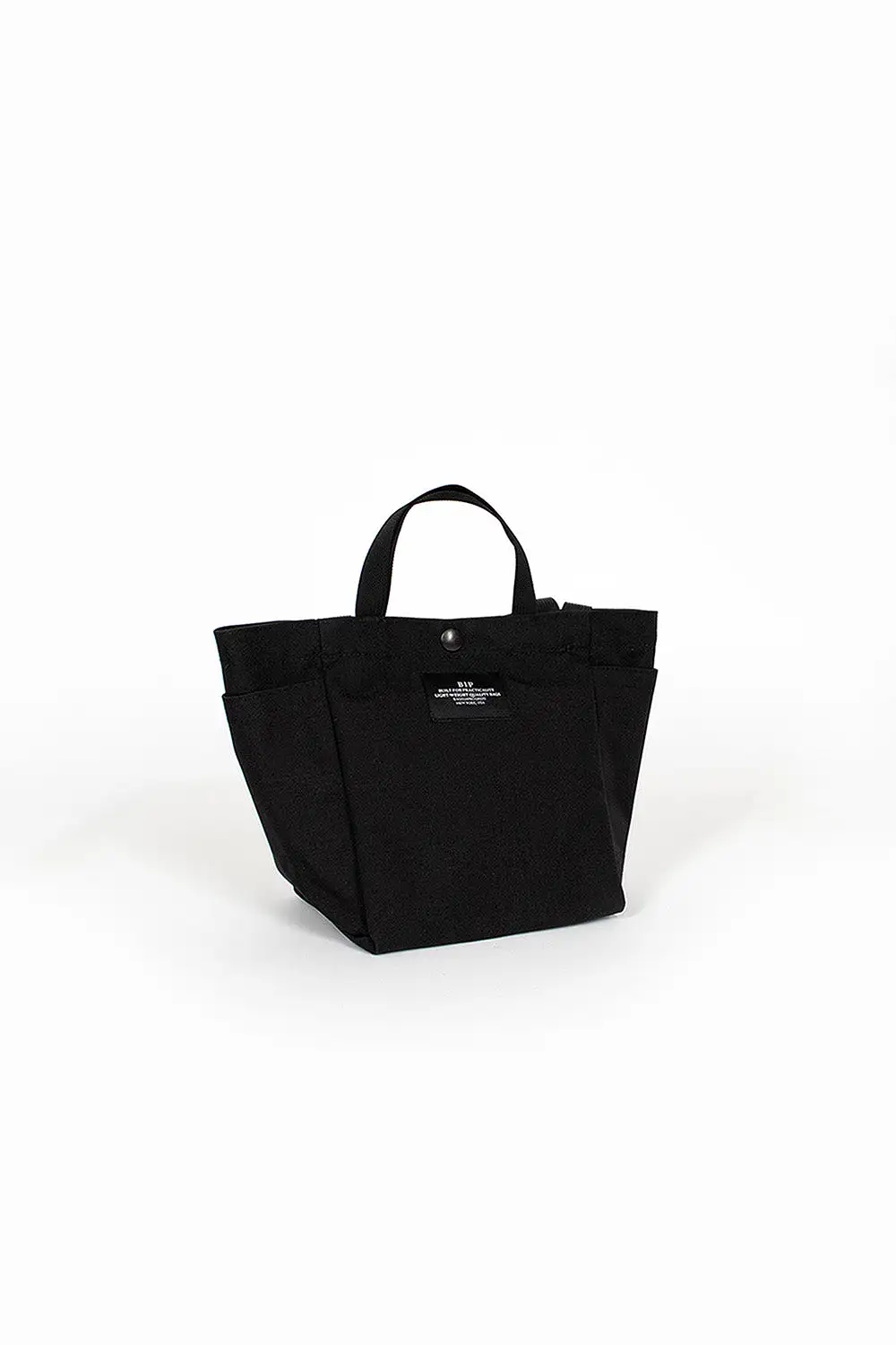 Small Side Pocket Tote Black