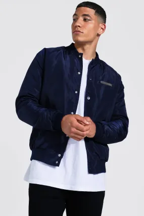 Smart Man Branded Bomber Jacket