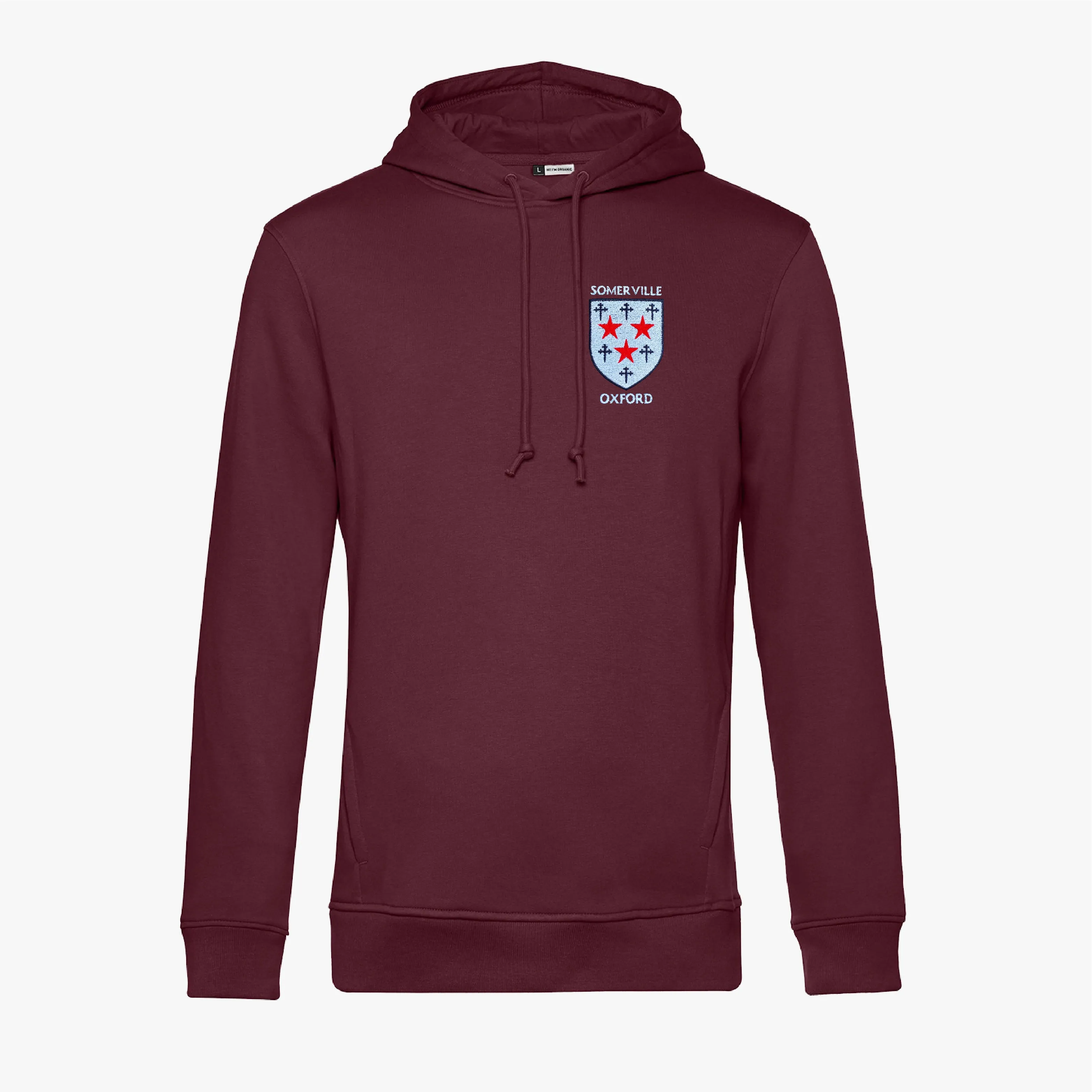 Somerville College Men's Organic Embroidered Hoodie