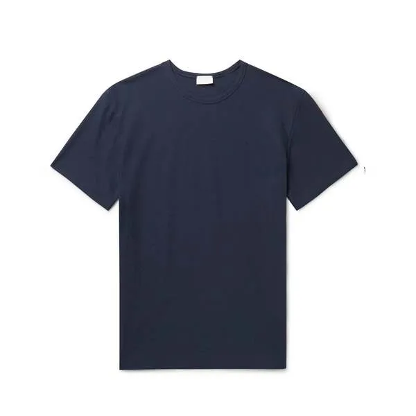 S/S Pique Tee - Navy