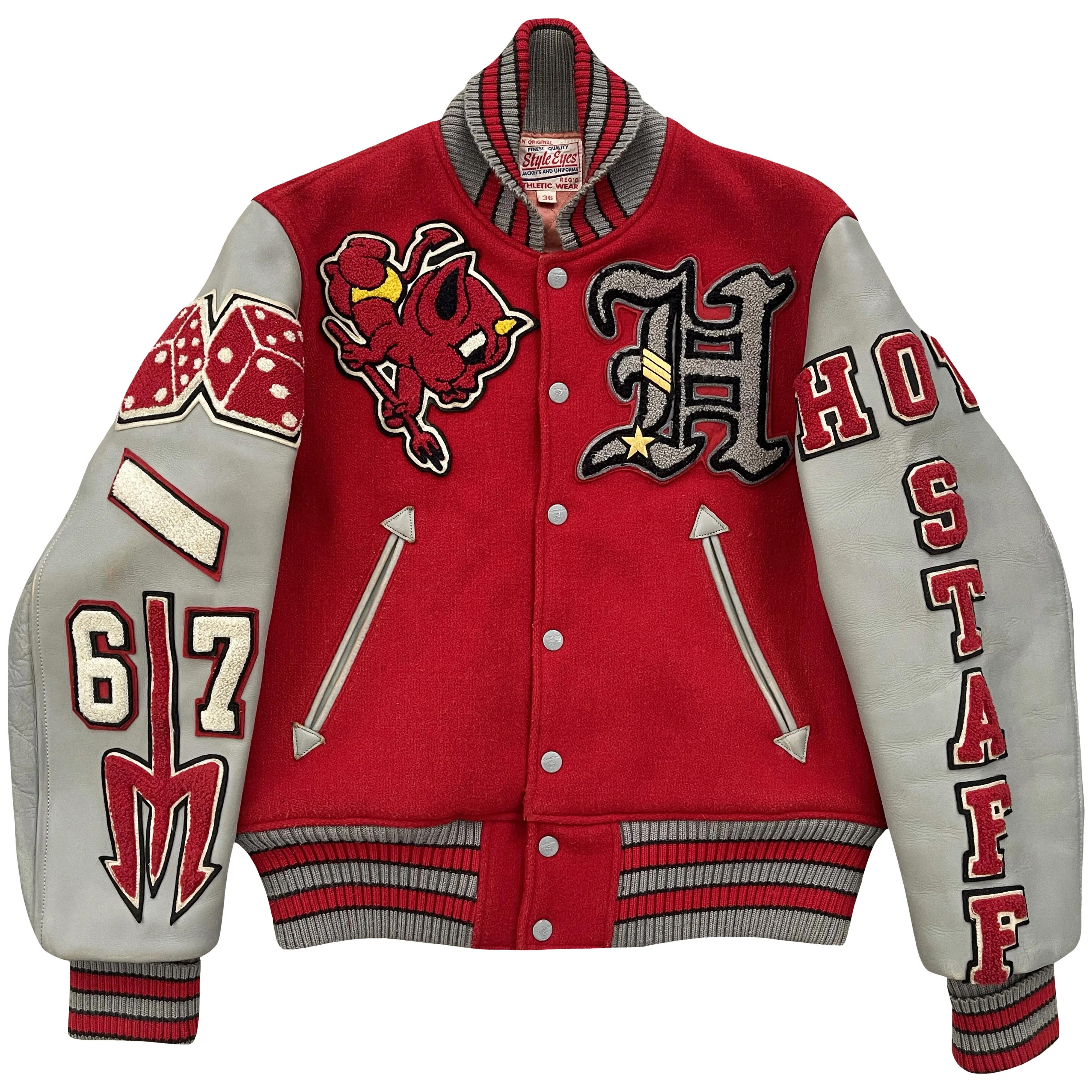 Style Eyes Varsity Jacket - S