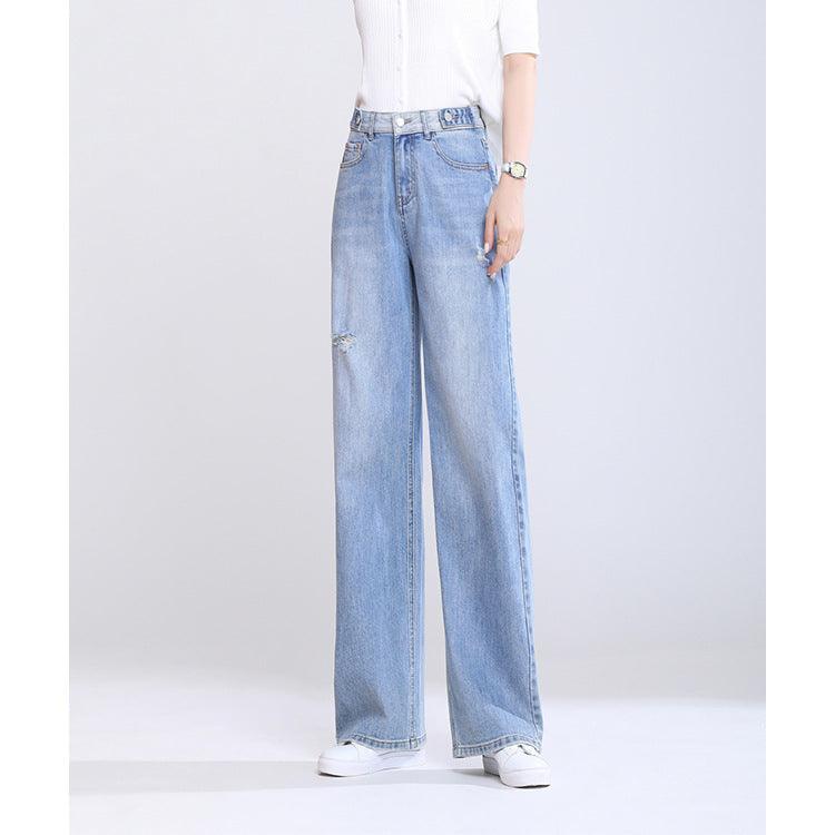 Super Wide Leg Jeans Loose High Waist