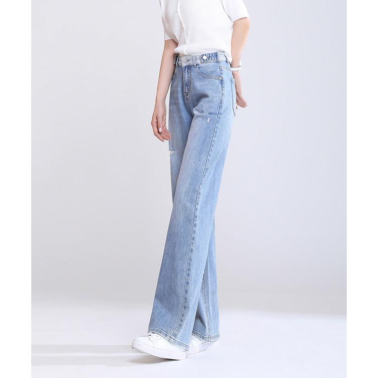 Super Wide Leg Jeans Loose High Waist